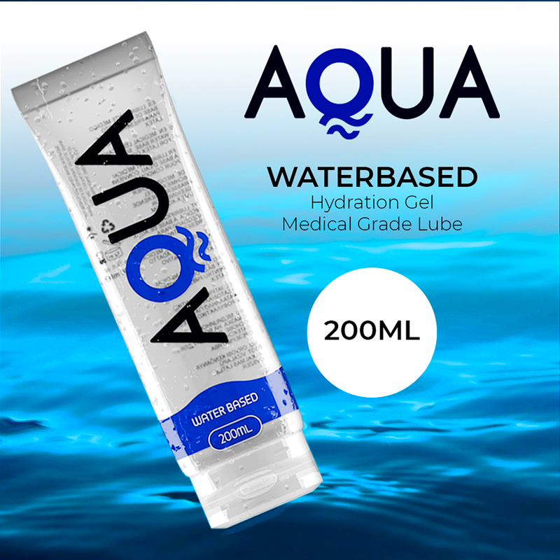 AQUA QUALITY - LUBRICANTE BASE DE AGUA 200 ML - Amore24