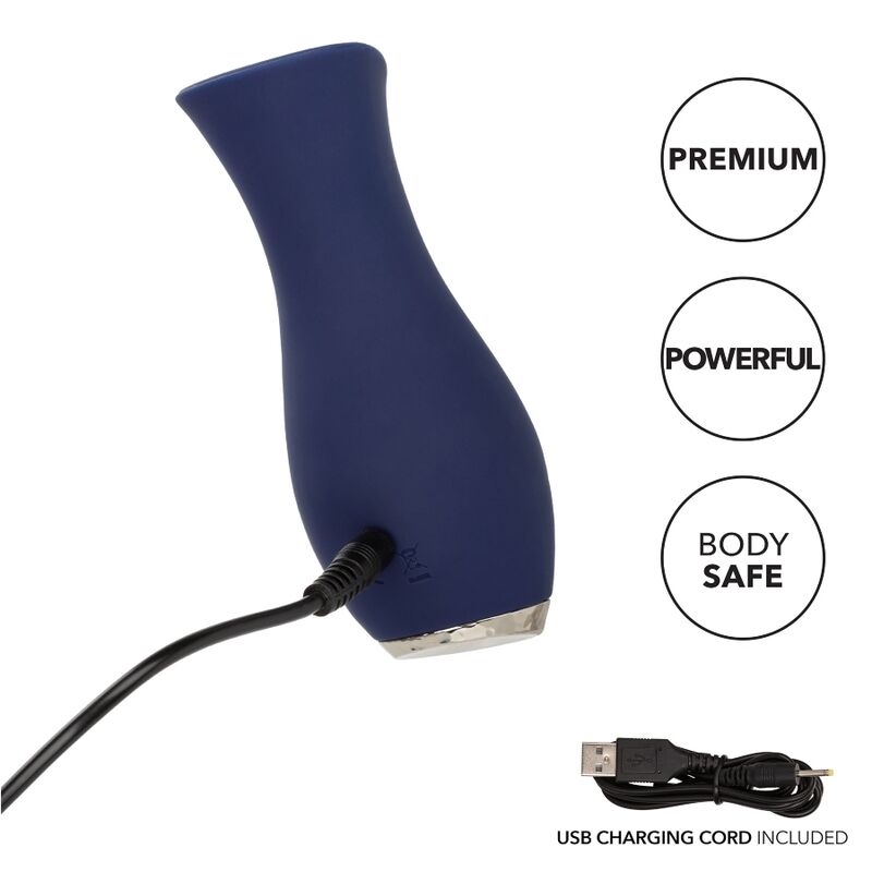 CALEXOTICS - CHIC TULIP MASAJEADOR - AZUL - Amore24