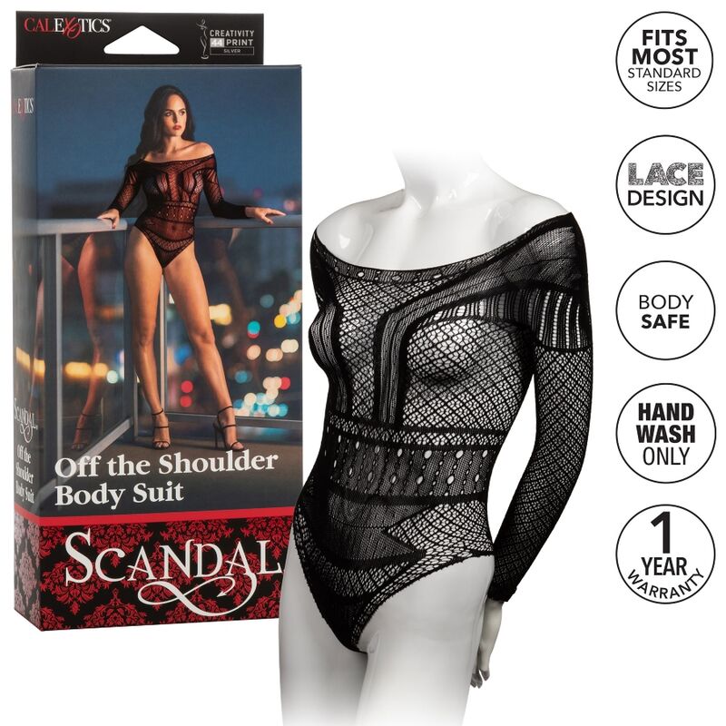 CALEXOTICS - SCANDAL SHOULDER BODY SUIT ONE SIZE - Amore24