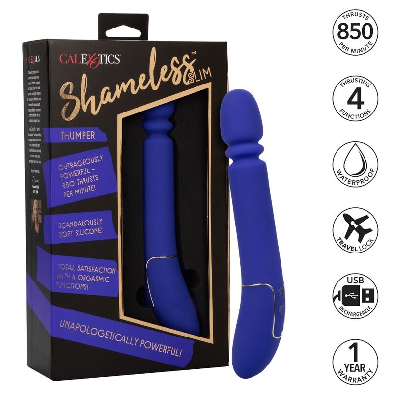CALEXOTICS - SHAMELESS SLIM THUMPER - BLUE - Amore24