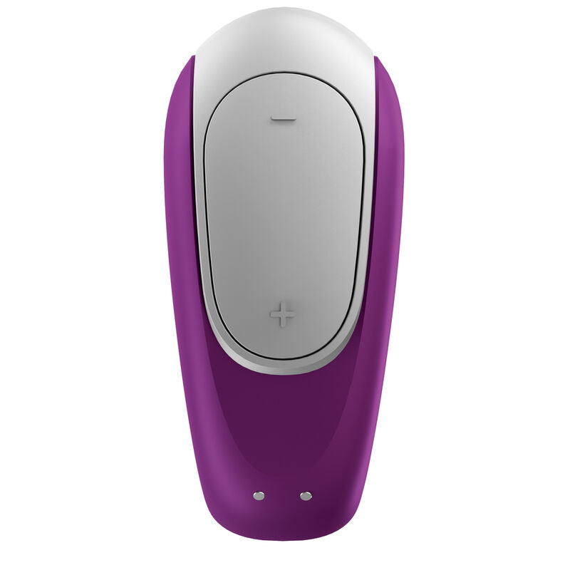 SATISFYER - DOUBLE FUN PARTNER VIBRATOR PURPLE - Amore24