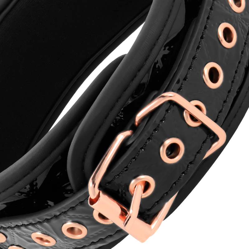 BEGME - BLACK EDITION COLLAR WITH NIPPLE CLAMPS WITH NEOPRENE LINING - Amore24