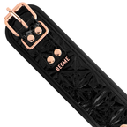 BEGME - BLACK EDITION COLLAR WITH NIPPLE CLAMPS WITH NEOPRENE LINING - Amore24