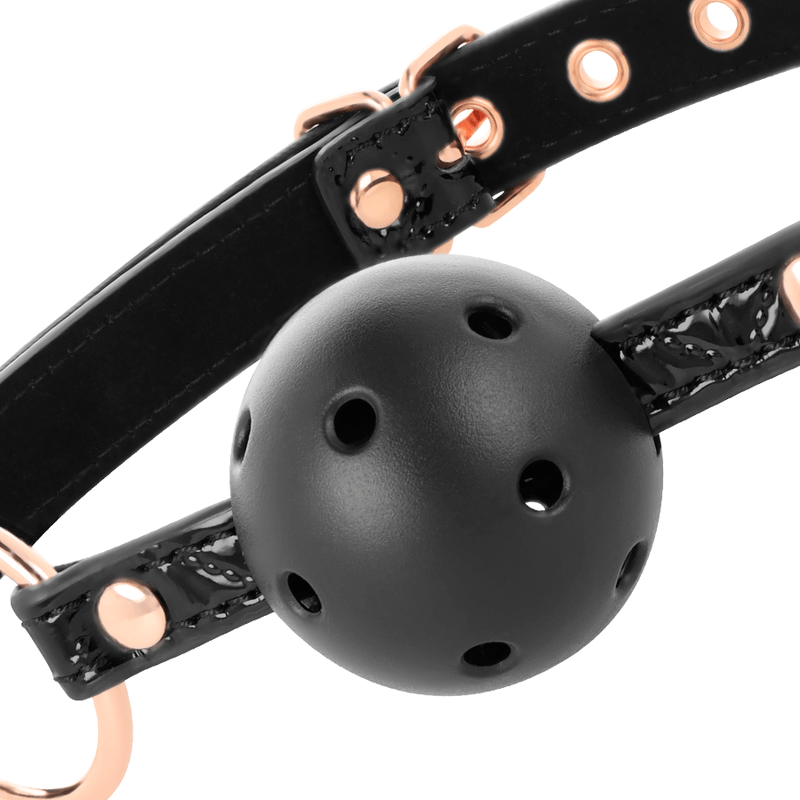 BEGME - BLACK EDITION BALL GAG VEGAN LEATHER - Amore24