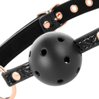 BEGME - BLACK EDITION BALL GAG VEGAN LEATHER - Amore24