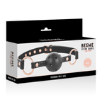 BEGME - BLACK EDITION BALL GAG VEGAN LEATHER - Amore24