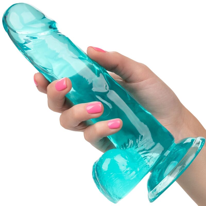 CALEXOTICS - SIZE QUEEN DILDO BLUE 15.3 CM - Amore24