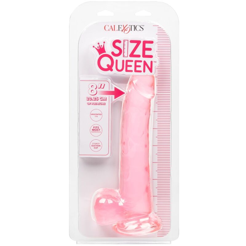 CALEXOTICS - SIZE QUEEN DILDO PINK 20.3 CM - Amore24