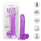 CALEXOTICS - SIZE QUEEN DILDO PURPLE 20.3 CM - Amore24