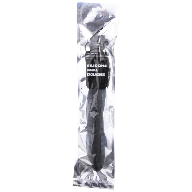 ALL BLACK - SHOWER ANAL SILICONE SISTEMA STOPPER 27 CM - Amore24