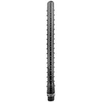 ALL BLACK - RIDGED SHOWER ANAL SILICONE 27 CM - Amore24
