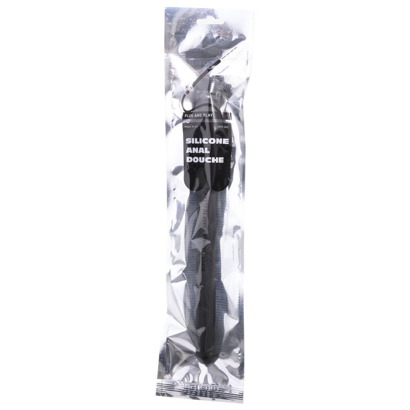ALL BLACK - RIDGED SHOWER ANAL SILICONE 27 CM - Amore24