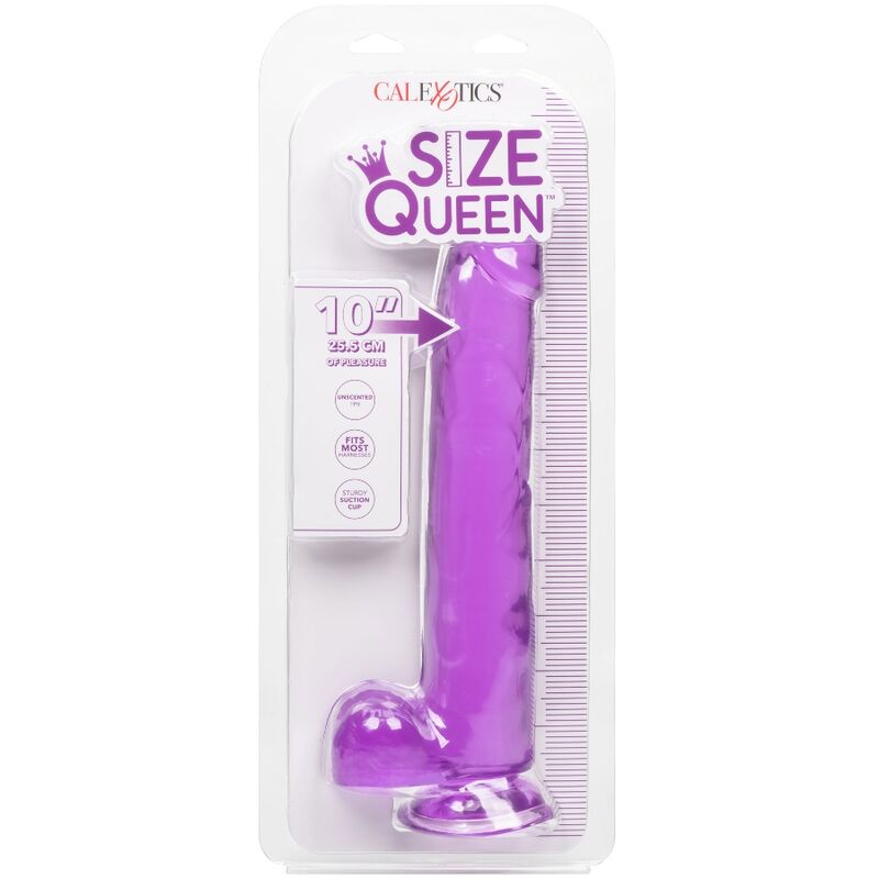 CALEXOTICS - SIZE QUEEN DILDO PURPLE 25.5 CM - Amore24