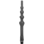 ALL BLACK - BEADED SHOWER ANAL SILICONE 27 CM - Amore24