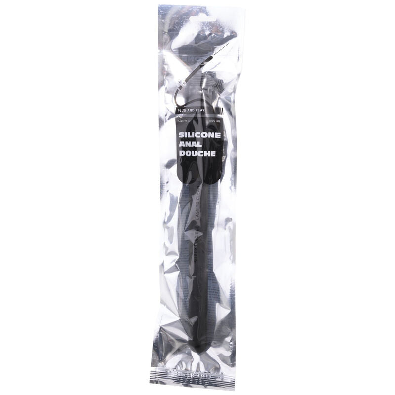 ALL BLACK - BEADED SHOWER ANAL SILICONE 27 CM - Amore24