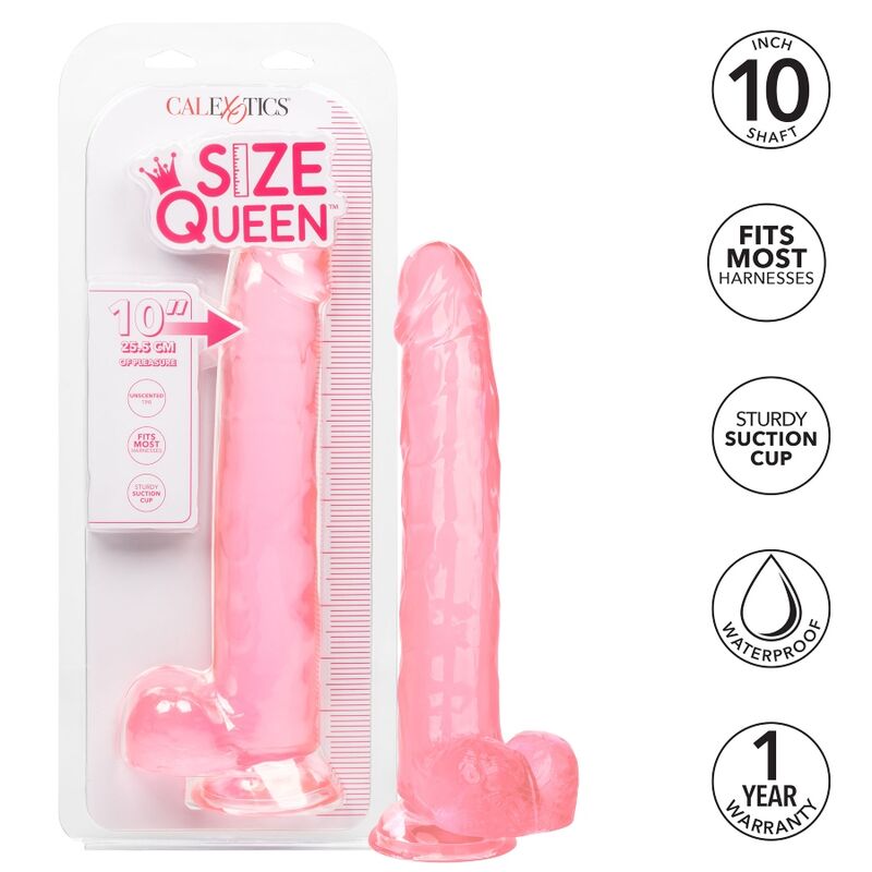 CALEXOTICS - SIZE QUEEN DILDO PINK 25.5 CM - Amore24