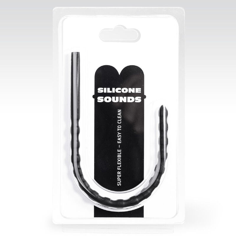 ALL BLACK - 8/10 MM SILICONE URETHRAL PROBE - Amore24