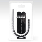 ALL BLACK - 8/10 MM SILICONE URETHRAL PROBE - Amore24