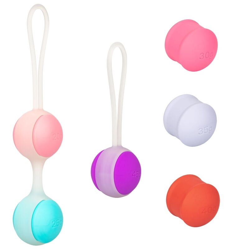 CALEXOTICS - SHE-OLOGY SET BOLAS KEGEL INTERCAMBIABLES - Amore24