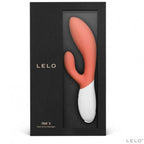 LELO - INA 3 LUXURY CORAL RABBIT VIBRATOR - Amore24
