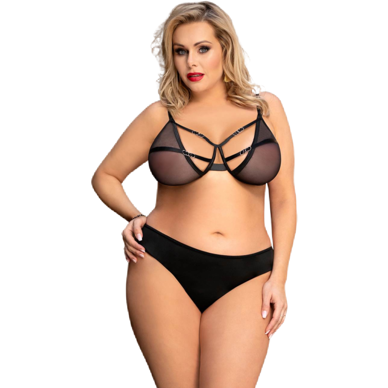 QUEEN LINGERIE - TWO PIECE SET S/M - Amore24