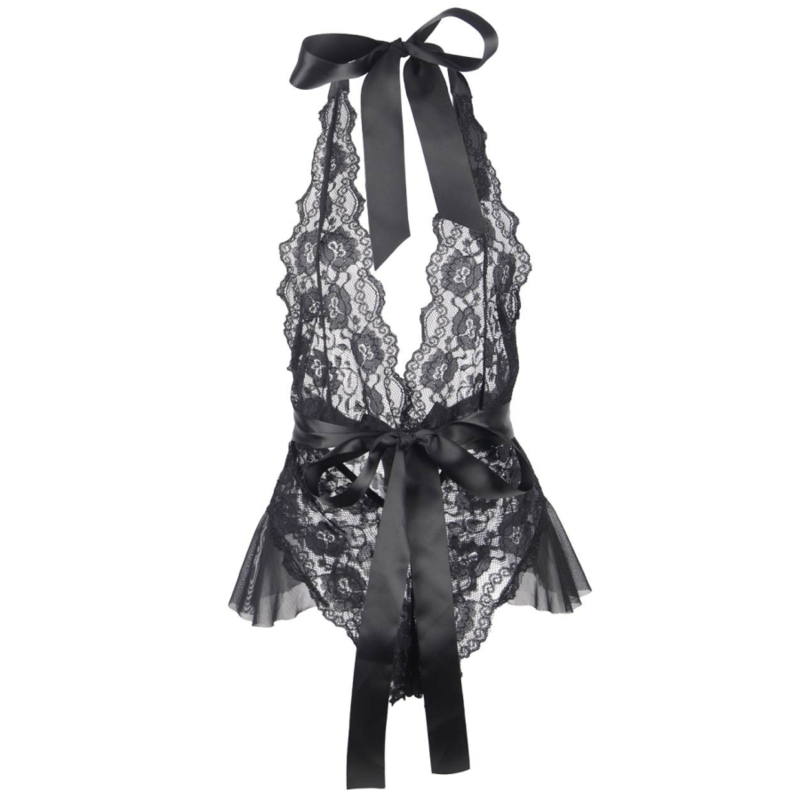 QUEEN LINGERIE - LOW LOW LACE TEDDY L/XL - Amore24