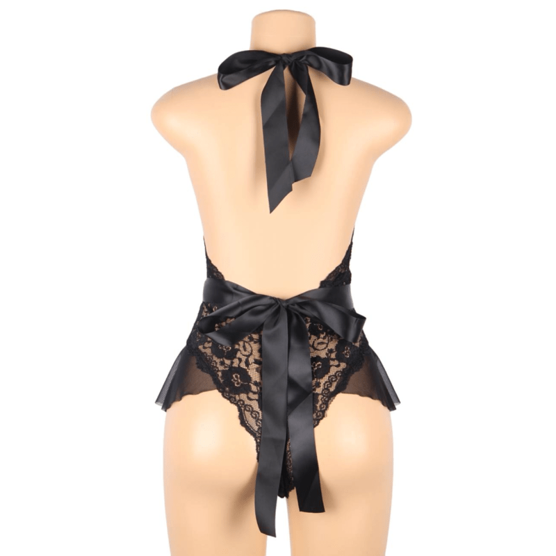 QUEEN LINGERIE - LOW LOW LACE TEDDY L/XL - Amore24