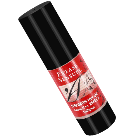 EXTASE SENSUAL - HEATING EFFECT MASSAGE OIL WITH LOLLIPOP PHEROMONES 30 ML - Amore24