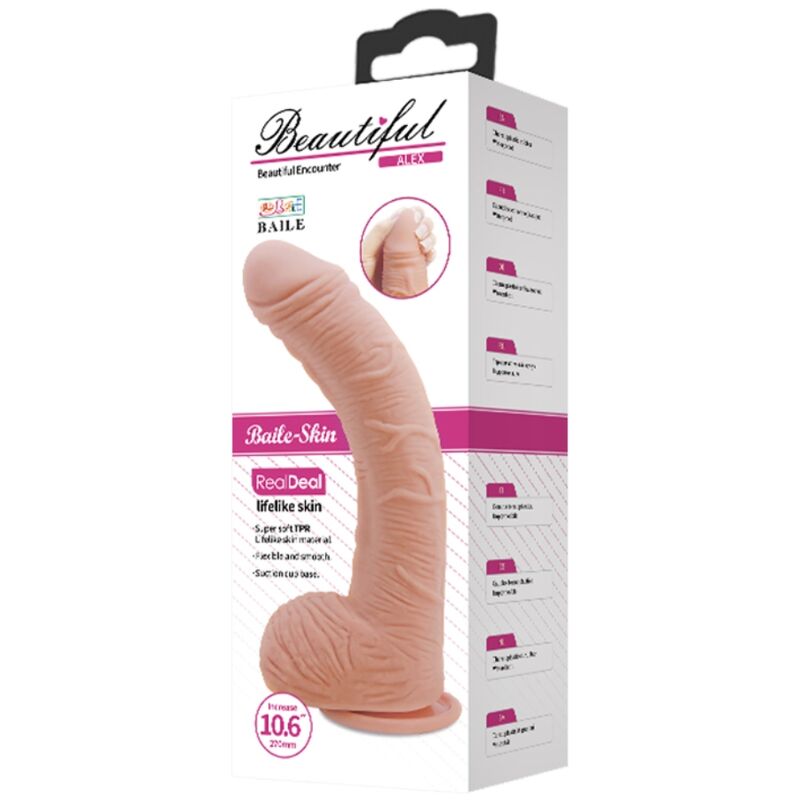 BAILE - ALEX REALISTIC SKIN DILDO 27 CM - Amore24