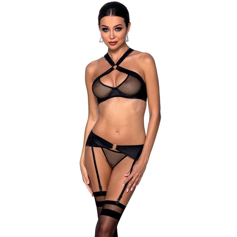 PASSION - AMANDA ECOLOGICAL LEATHER SET S/M - Amore24