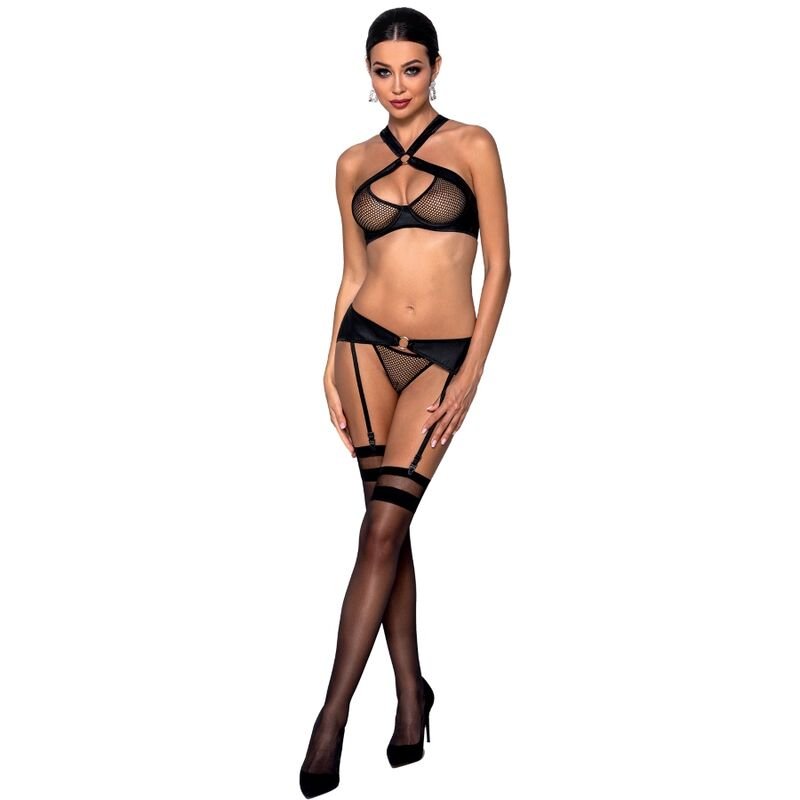 PASSION - AMANDA ECOLOGICAL LEATHER SET S/M - Amore24