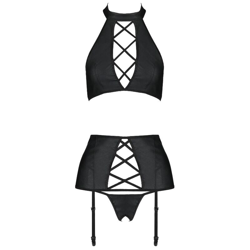 PASSION - NANCY SET ECOLOGICAL LEATHER L/XL - Amore24