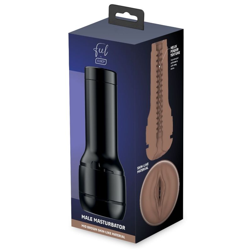 KIIROO - FEEL STROKER MASTURBATOR STIMULATOR - BROWN - Amore24
