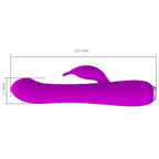 PRETTY LOVE - MOLLY VIBRATOR WITH RECHARGEABLE ROTATION - Amore24