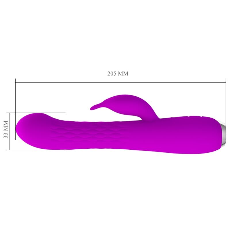 PRETTY LOVE - MOLLY VIBRATOR WITH RECHARGEABLE ROTATION - Amore24