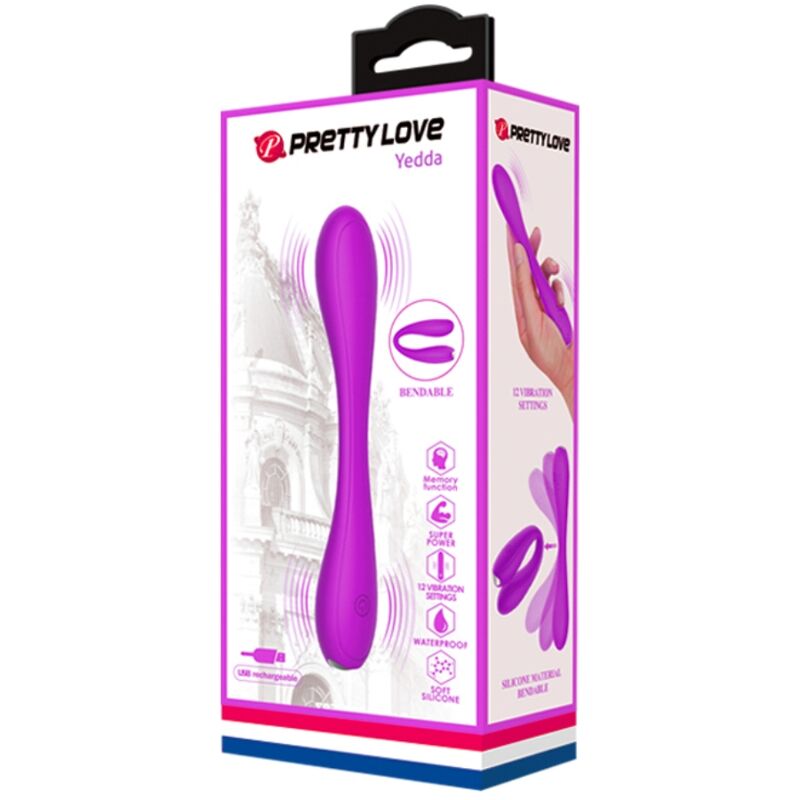 PRETTY LOVE - YEDDA FLEXIBLE VIBRATOR - Amore24