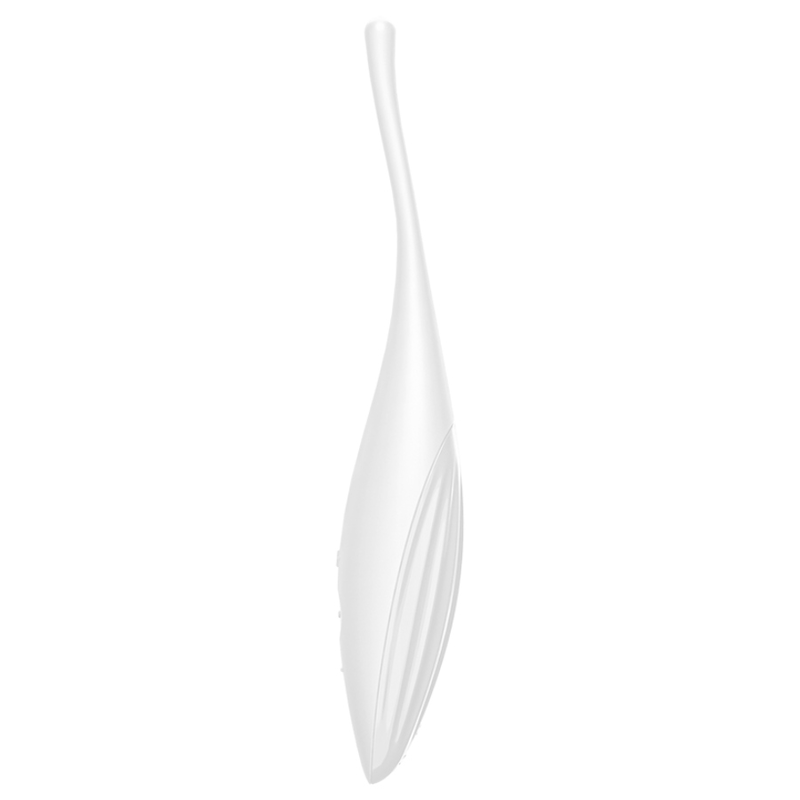 SATISFYER - TWIRLING JOY CLIT TIP VIBRATOR WHITE - Amore24