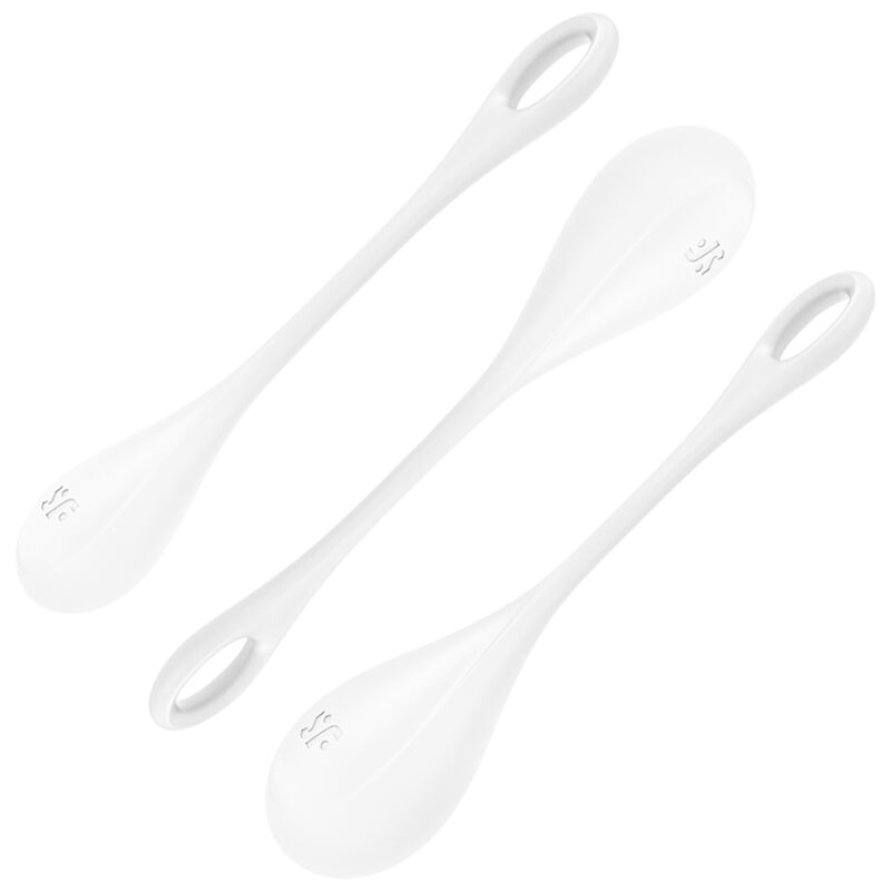 SATISFYER - YONI POWER 1 TRAINING SET WHITE - Amore24