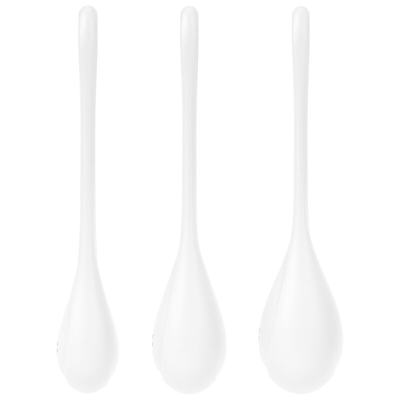 SATISFYER - YONI POWER 1 TRAINING SET WHITE - Amore24