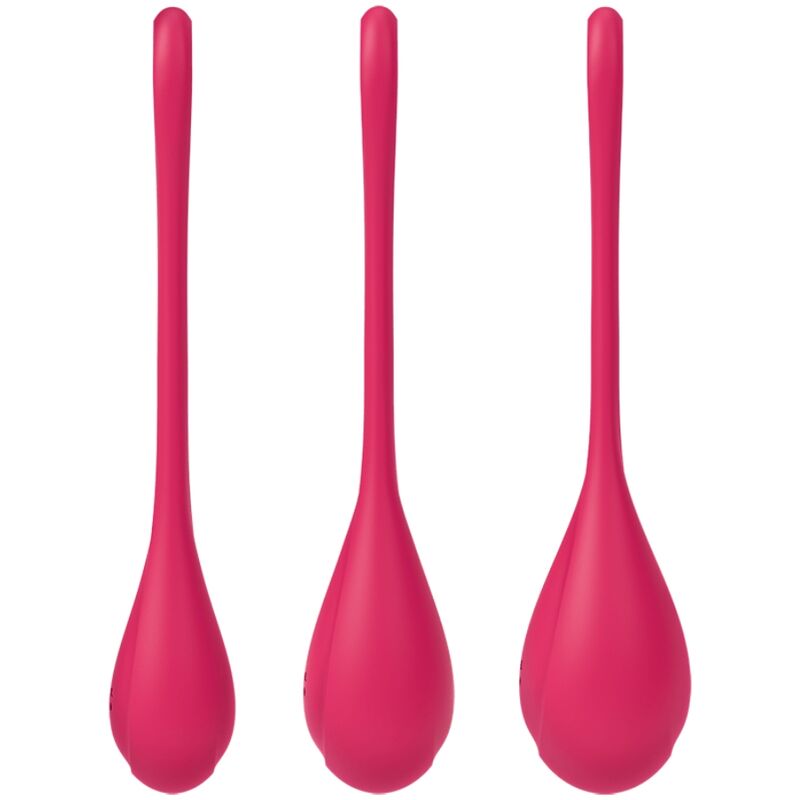 SATISFYER - YONI POWER 1 TRAINING SET RED - Amore24