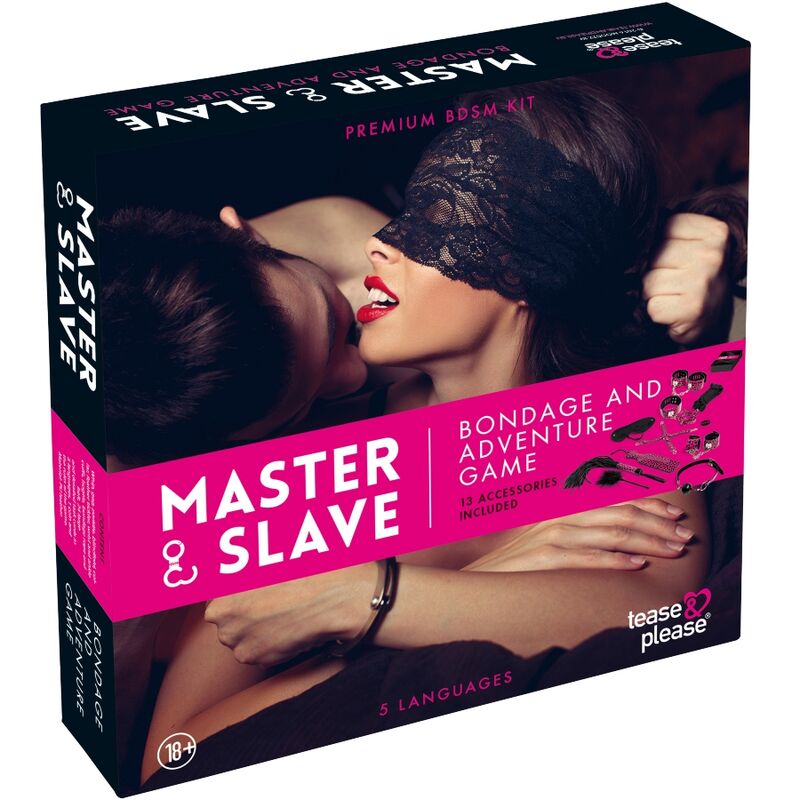 TEASE & PLEASE - SET 13 MAGENTA BONDAGE ACCESSORIES - Amore24