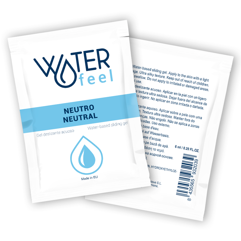 WATERFEEL - NEUTRAL WATER-BASED SLIDING GEL 6 ML - Amore24