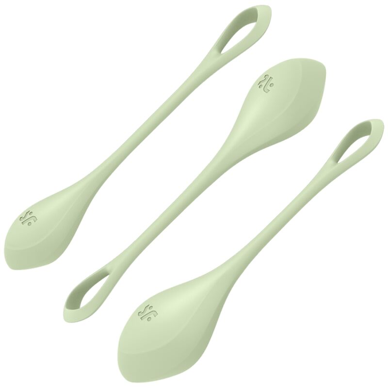SATISFYER - YONI POWER 2 TRAINING SET GREEN - Amore24