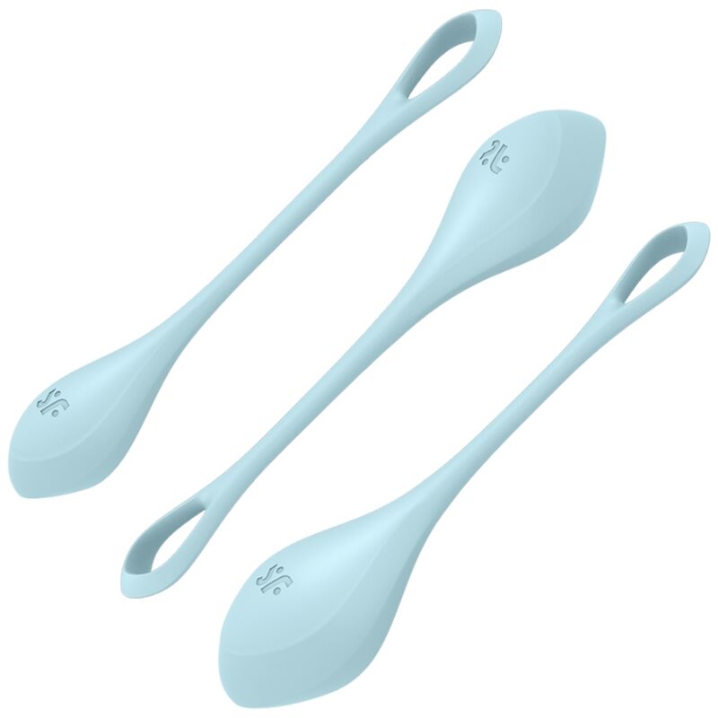 SATISFYER - YONI POWER 2 TRAINING SET BLUE - Amore24