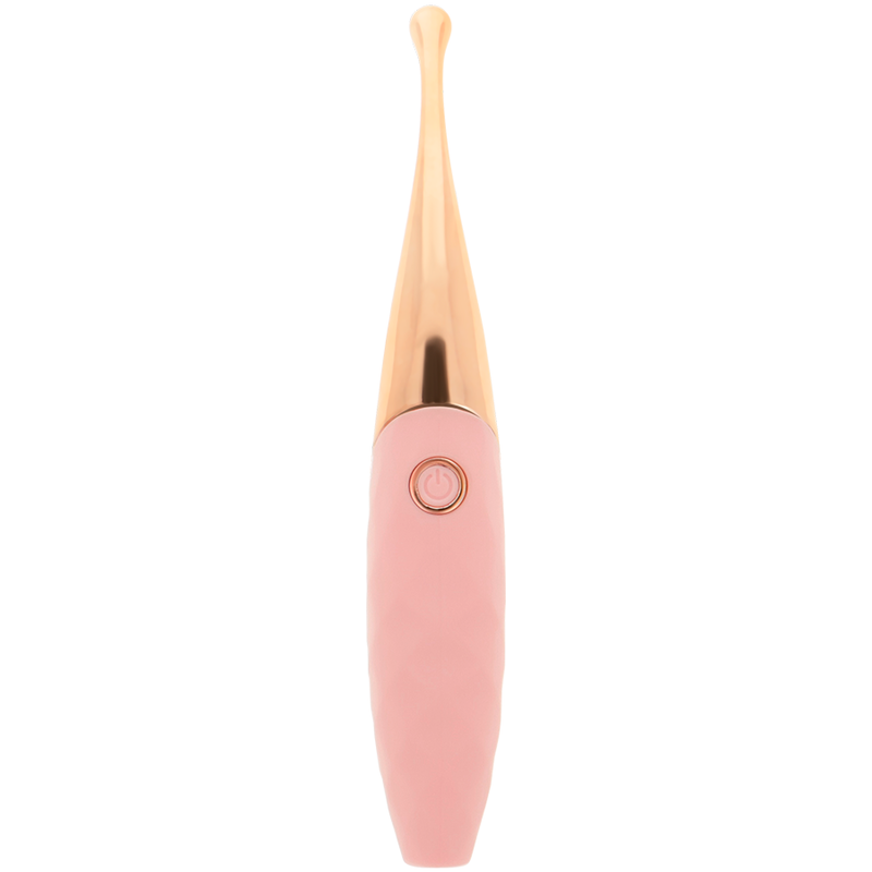 OHMAMA - RECHARGEABLE CLITORIS STIMULATOR 36 PINK-PINKGOLD MODES - Amore24