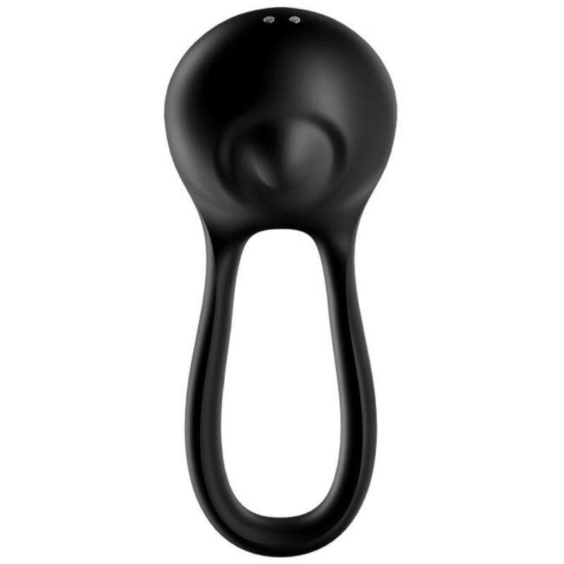 SATISFYER - MAJESTIC DUO RING VIBRATOR BLACK - Amore24
