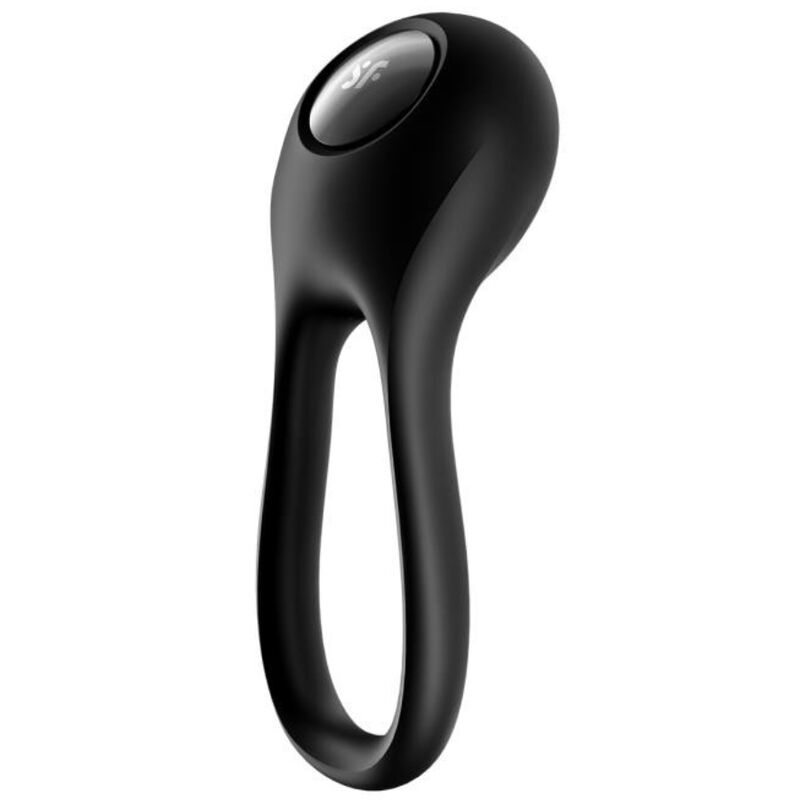 SATISFYER - MAJESTIC DUO RING VIBRATOR BLACK - Amore24