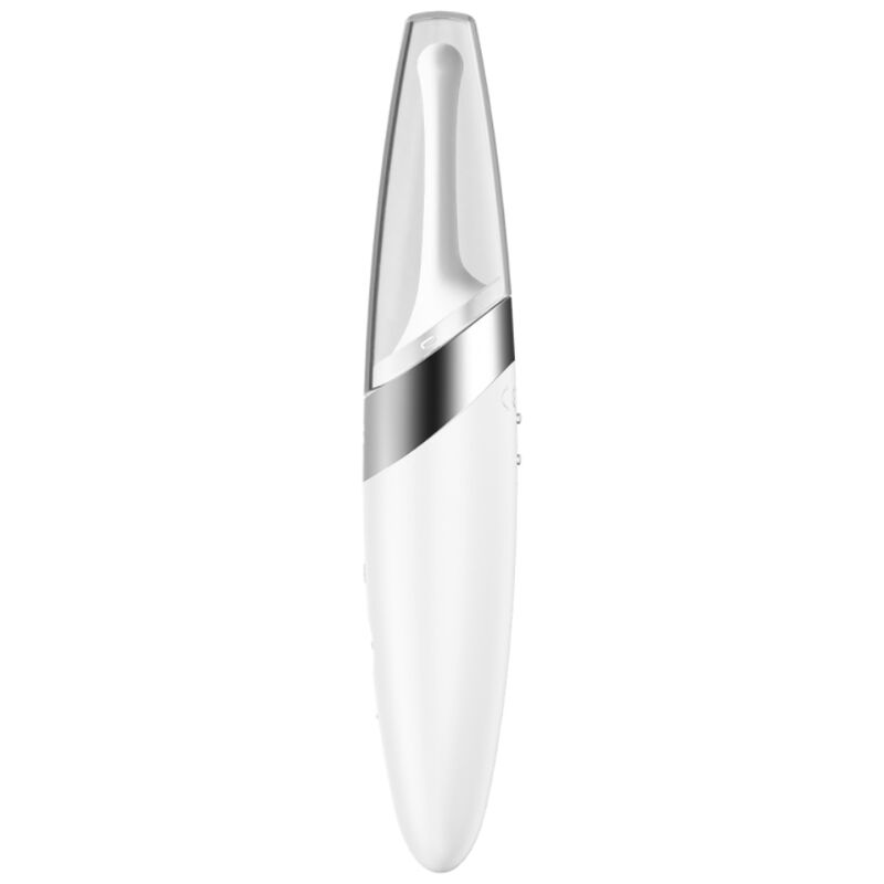 SATISFYER - TWIRLING DELIGHT CLIT TIP VIBRATOR WHITE - Amore24