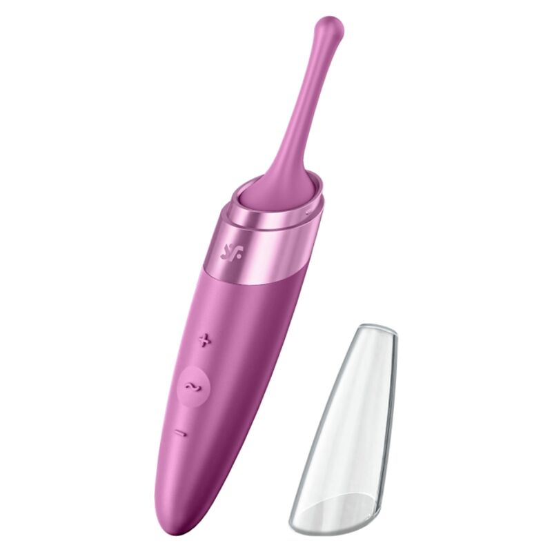 SATISFYER - TWIRLING DELIGHT CLIT TIP VIBRATOR PURPLE - Amore24