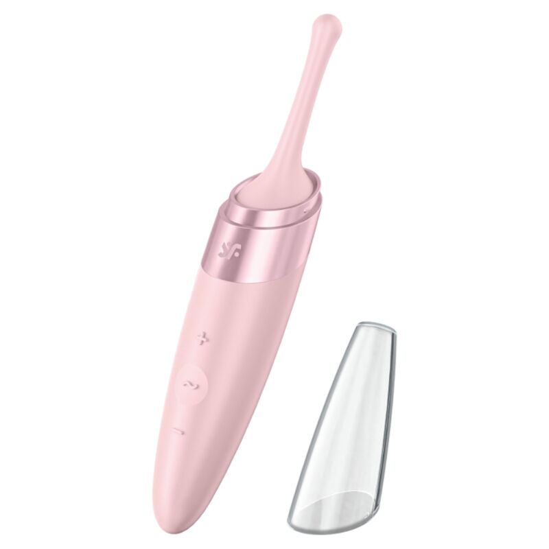 SATISFYER - TWIRLING DELIGHT CLIT TIP VIBRATOR PINK - Amore24